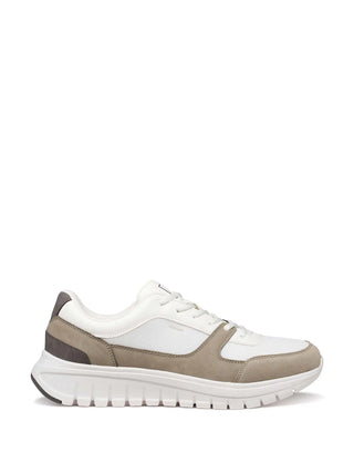 SNEAKERS UOMO - GEOX BIANCO-SABBIA - U65N4B 014EK