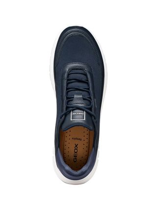 SNEAKERS UOMO - GEOX NAVY-BIANCO - U65N4D 0BU11 5