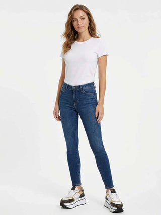 SNEAKERS DONNA - GUESS BIANCO-MARRONE - FL7CMR FAL12 7