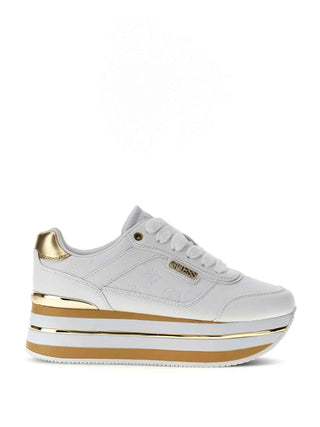 SNEAKERS DONNA - GUESS BIANCO-PLATINO - FLJHN4 ELE12