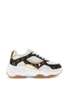 SNEAKERS DONNA - GUESS BIANCO-MARRONE - FLPHAR FAL12 1