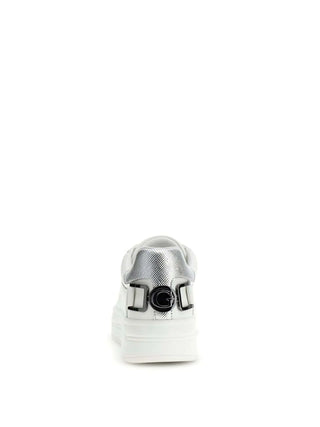 SNEAKERS DONNA - GUESS BIANCO-ARGENTO - FLPWES ELE12 3