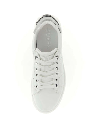 SNEAKERS DONNA - GUESS BIANCO-ARGENTO - FLPWES ELE12 4