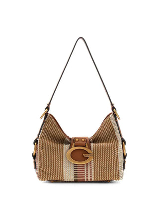 BORSA A SPALLA DONNA - GUESS COGNAC - HWAB93 08720