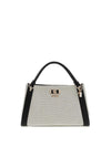 BORSA A MANO DONNA - GUESS NATURALE-NERO - HWAG97 19070 1