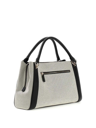 BORSA A MANO DONNA - GUESS NATURALE-NERO - HWAG97 19070 2