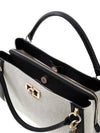 BORSA A MANO DONNA - GUESS NATURALE-NERO - HWAG97 19070 3