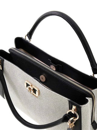 BORSA A MANO DONNA - GUESS NATURALE-NERO - HWAG97 19070 3