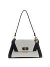 BORSA A SPALLA DONNA - GUESS NATURALE-NERO - HWAG97 19190 1