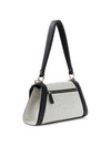 BORSA A SPALLA DONNA - GUESS NATURALE-NERO - HWAG97 19190 2