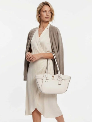 BORSA A SPALLA DONNA - GUESS BIANCO - HWBG78 33080 3