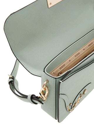 BORSA A SPALLA DONNA - GUESS VERDE - HWEB81 18190 3