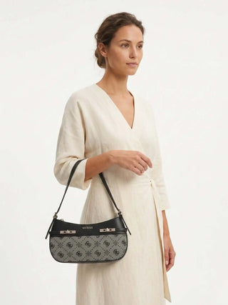 BORSA A SPALLA DONNA - GUESS NERO - HWJP99 02170 4