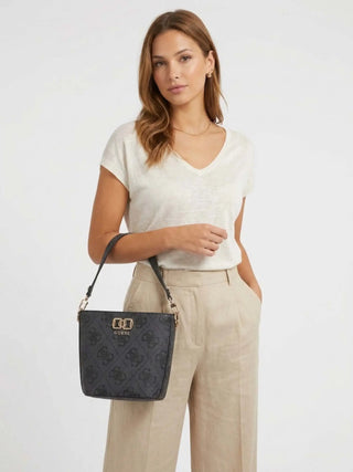 HOBO DONNA - GUESS CARBONE - HWOS99 01010 4