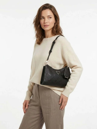 BORSA A SPALLA DONNA - GUESS NERO - HWPD98 88180 3