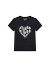 T-SHIRT RAGAZZA - GUESS KIDS NERO - J5RI46 J1314 1