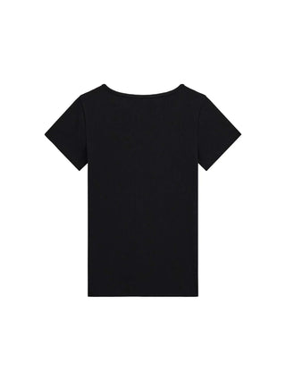 POLO RAGAZZA - GUESS KIDS NERO - J5YP03 KB1O1 2