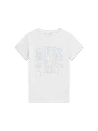 T-SHIRT RAGAZZA - GUESS KIDS BIANCO - J6GI14 K6YW4