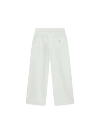 PANTALONE RAGAZZA - GUESS KIDS BIANCO - J6RB11 WH1T0 2