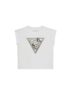 T-SHIRT RAGAZZA - GUESS KIDS BIANCO - J6RI04 K6YW4 1