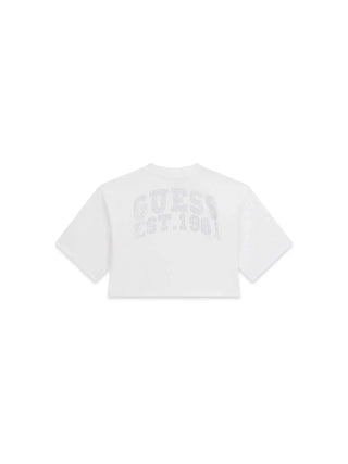 T-SHIRT RAGAZZA - GUESS KIDS BIANCO - J6RI13 K8HM4 2