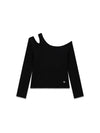 T-SHIRT RAGAZZA - GUESS KIDS NERO - J6RI29 KBZP4 1