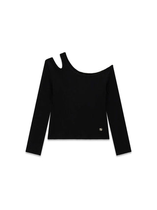 T-SHIRT RAGAZZA - GUESS KIDS NERO - J6RI29 KBZP4