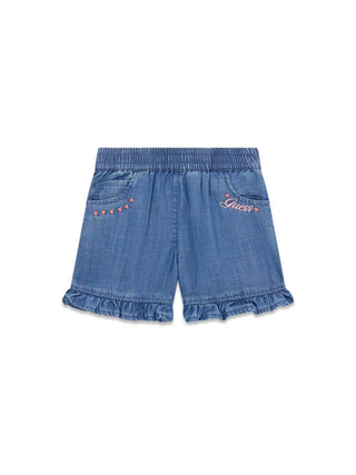 SHORT BAMBINA - GUESS KIDS BLU - K6GD06 D3X30