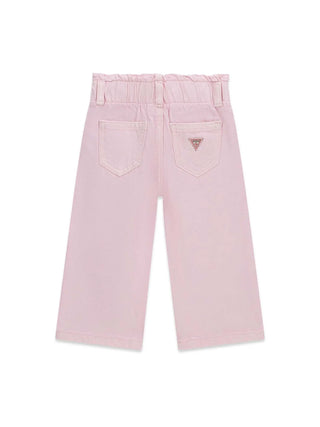 PANTALONE BAMBINA - GUESS KIDS ROSA - K6RB05 WH1T0 2