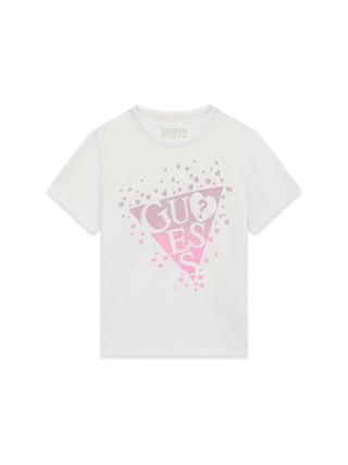 T-SHIRT BAMBINA - GUESS KIDS BIANCO - K6RI00 K6YW4