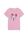T-SHIRT BAMBINA - GUESS KIDS ROSA - K6RI02 K6YW4 1