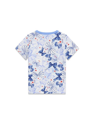 T-SHIRT BAMBINA - GUESS KIDS BLU - K6RI06 K6YW4 2