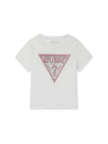 T-SHIRT BAMBINA - GUESS KIDS BIANCO - K6RI10 K6YW4 1