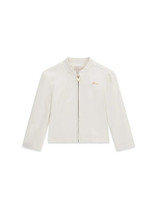 GIACCA BAMBINA - GUESS KIDS CREMA - K6RL01 WFV60