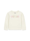 FELPA BAMBINA - GUESS KIDS CREMA - K6RQ00 KAD74 1