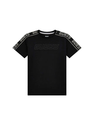 T-SHIRT RAGAZZO - GUESS KIDS NERO - L4YI50 J1314
