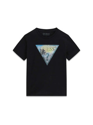 T-SHIRT RAGAZZO - GUESS KIDS NERO - L6GI25 K8HM4