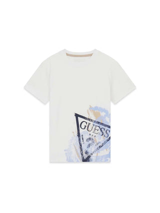 T-SHIRT RAGAZZO - GUESS KIDS BIANCO - L6RI14 K8HM4