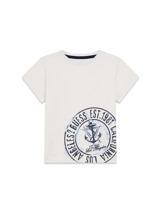 T-SHIRT BAMBINO - GUESS KIDS BIANCO - N6RI10 K8HM4