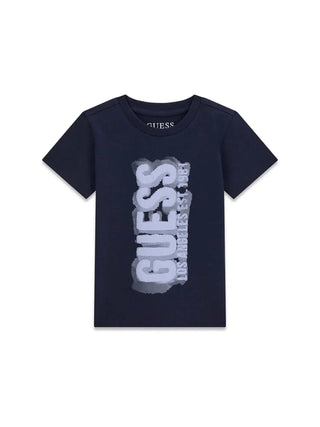 T-SHIRT BAMBINO - GUESS KIDS BLU - N6RI11 K8HM4