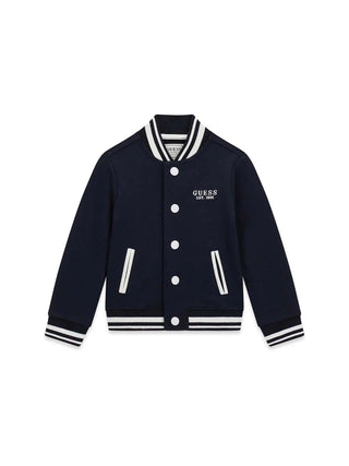 FELPA BAMBINO - GUESS KIDS BLU - N6RQ06 K0170