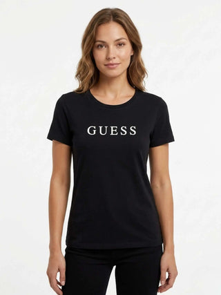 T-SHIRT DONNA - GUESS UNDERWEAR NERO - O5RI01 KBBU1 3