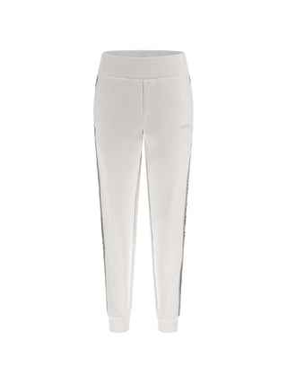 PANTALONE TUTA DONNA - GUESS ATHLEISURE BIANCO SPORCO - V2YB15 KB3P2