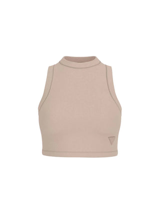 TOP DONNA - GUESS ATHLEISURE BEIGE - V3GP19 K8RT2