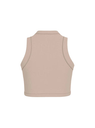 TOP DONNA - GUESS ATHLEISURE BEIGE - V3GP19 K8RT2 2