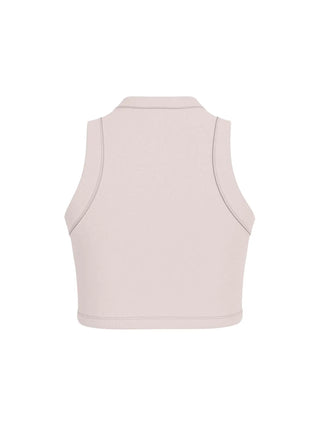 TOP DONNA - GUESS ATHLEISURE BIANCO SPORCO - V3GP19 K8RT2 2