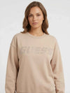 FELPA DONNA - GUESS ATHLEISURE BEIGE - V4BQ15 K7UW2 3