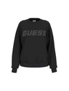 FELPA DONNA - GUESS ATHLEISURE NERO - V4BQ15 K7UW2 1