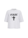 T-SHIRT DONNA - GUESS ATHLEISURE BIANCO - V4YI06 I3Z14 1