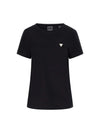 T-SHIRT DONNA - GUESS ATHLEISURE NERO - V4YI09 J1314 1